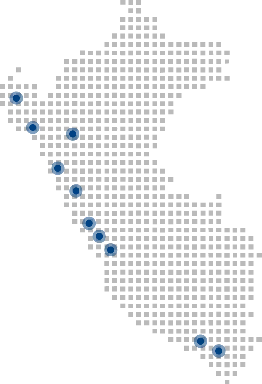 Estos son los departamentos del Perú donde nos encontramos